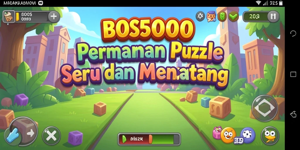 Tampilan gameplay BOS5000 yang menarik dan interaktif.