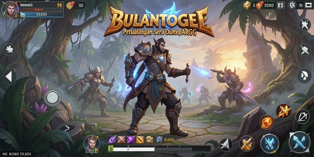 Tampilan gameplay seru dari BULANTOGEL dengan aksi bertempur menarik.