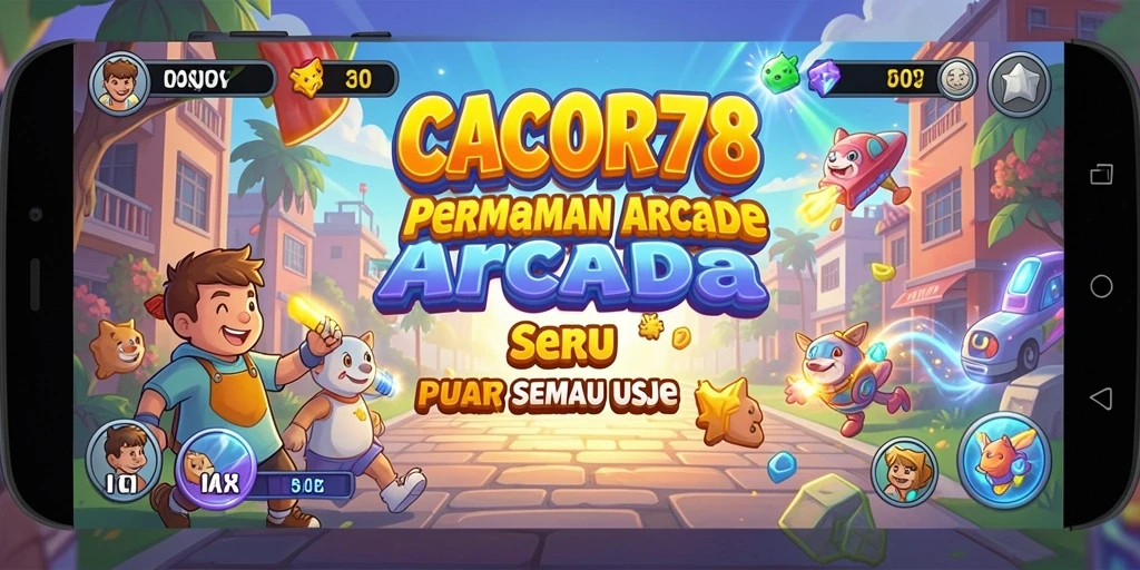 Tampilan gameplay seru dan menantang dari CACOR78.