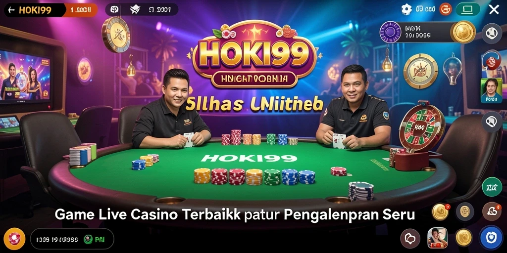 Gameplay HOKI99 menampilkan aksi live casino yang mendebarkan.