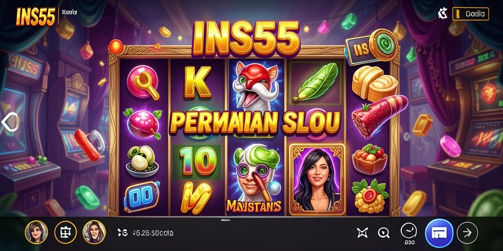 Tampilan menarik dari gameplay Slot di INS55.