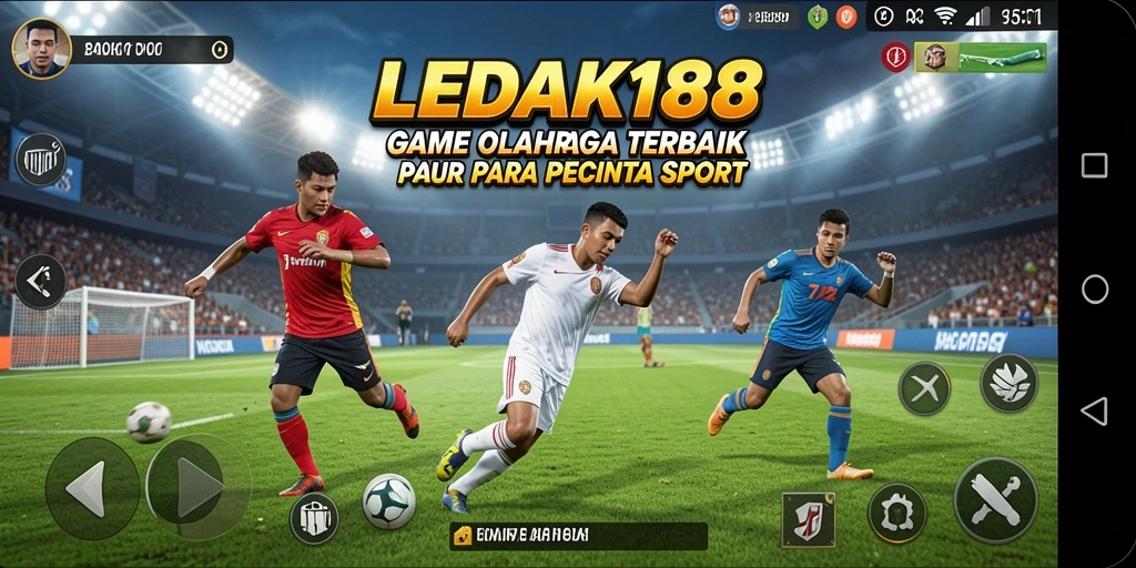 Screenshot LEDAK188 menampilkan pertandingan olahraga yang mendebarkan dan interaktif.