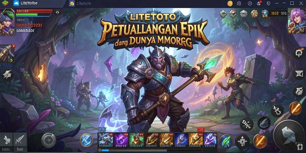 Screenshot gameplay LITETOTO yang menampilkan aksi pertarungan yang mendebarkan.