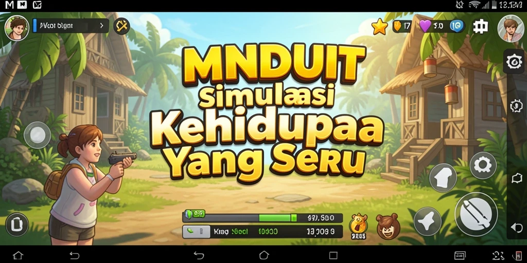 Gameplay MNDUIT yang menarik dengan simulasi kehidupan yang mendalam.