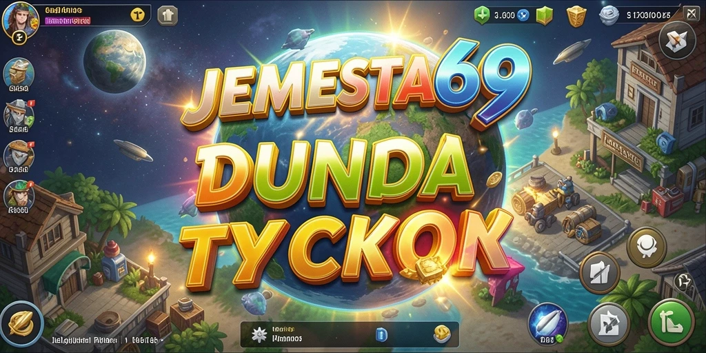 Screenshot menunjukkan pemain mengelola bisnis di SEMESTA69 dengan antusiasme.