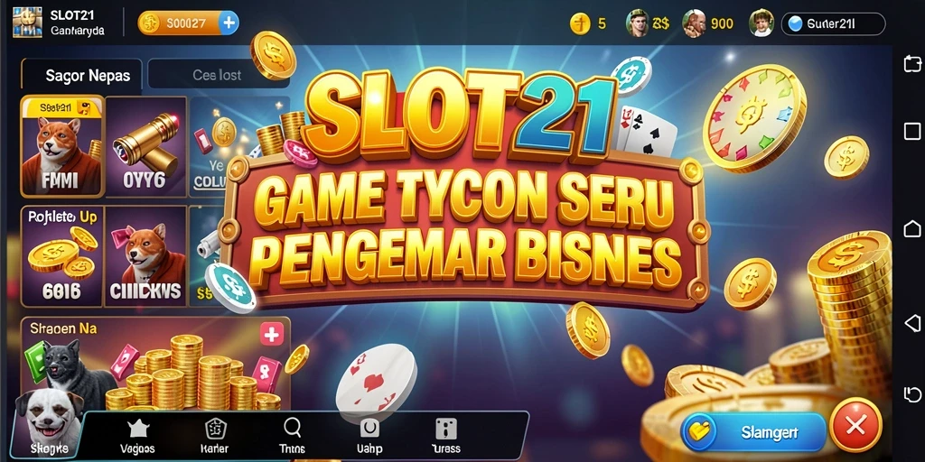 Tampilan gameplay seru dalam SLOT21 dengan grafis menarik