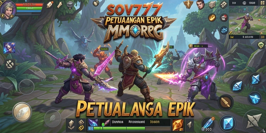 Screenshot gameplay SOV777 dengan aksi pertarungan yang mendebarkan.